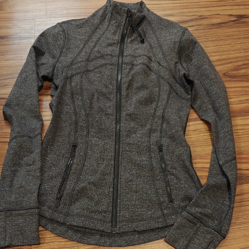 lululemon athletica Heathered Charcoal Define Jacket